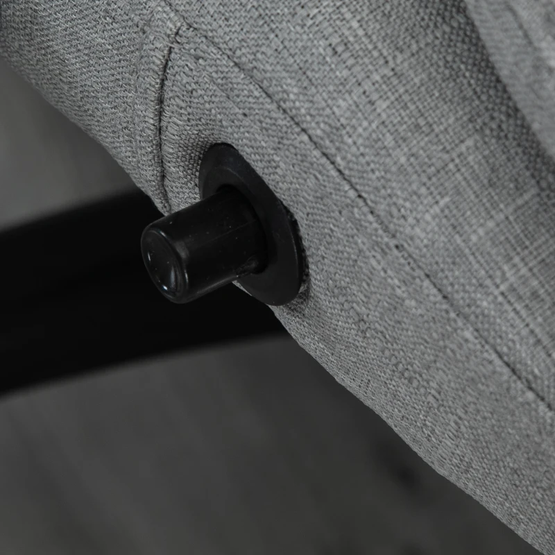 Vinsetto Reclining Heated Massage Office Chair Grey