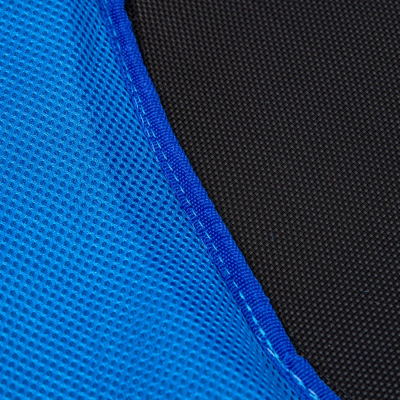 ZONEKIZ Trampolim Infantil 3 em 1 para Crianças de 1-6 Anos com Corrimão Amovível Mini Trampolim para Interior Ø96x74cm Azul