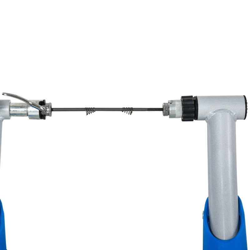 HOMCOM Rolo de Bicicleta com Resistência Ajustável de 8 Níveis 77x56x47,5 cm Azul