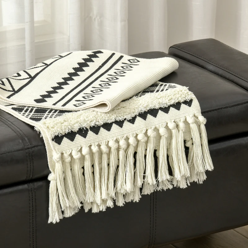 HOMCOM Leather Storage Ottoman, Upholstered Flip-Lip Ottoman Brown