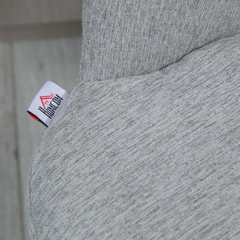 HOMCOM 2er-Set Barhocker im Retro-Design, höhenverstellbar,  360°-Drehfunktion, 51 cm x 51 cm x 88,5-104,5 cm