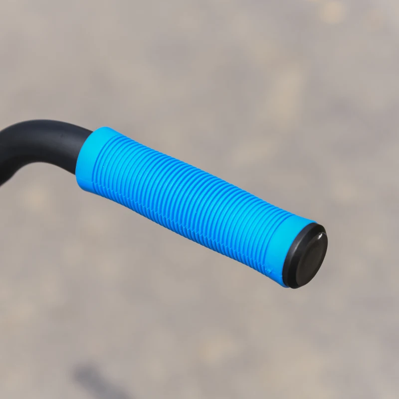 HOMCOM Patinete de Acrobacia Trucos y Saltos Patinete Freestyle de Aluminio para Adolescentes +14 Años y Adultos Carga 100 kg con Manillares de Caucho 68x46x84 cm Azul