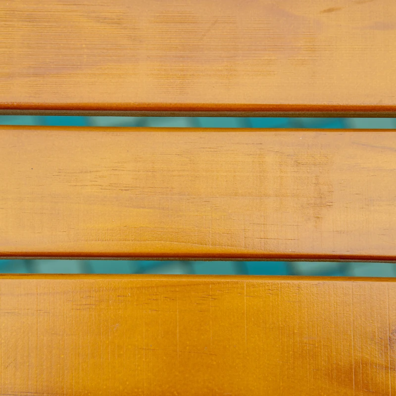 Outsunny Wooden Garden Bridge - With Safety Railings, Arc Footbridge for Backyard Pond Stream, Brown