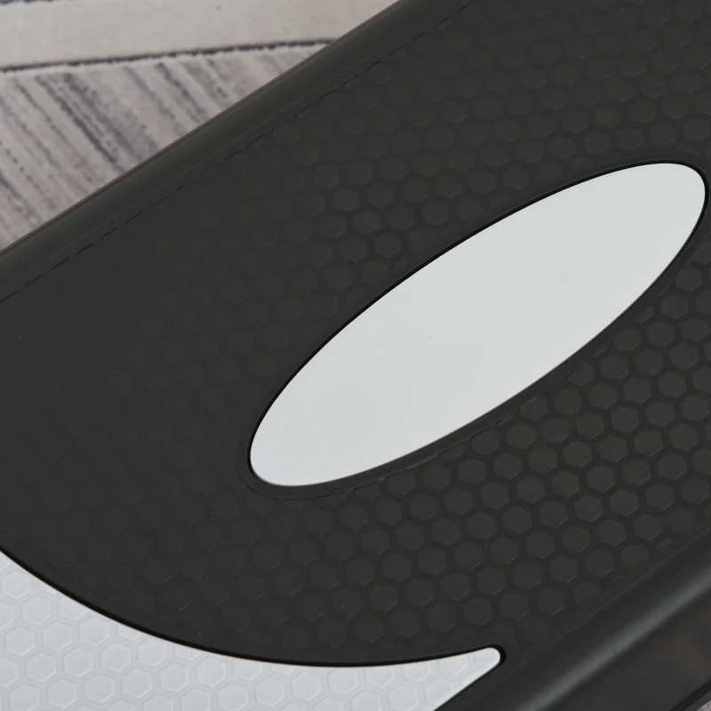 HOMCOM Stepper pentru aerobica reglabil in inaltime 10-15-20 cm, anti-alunecare, Negru si Gri