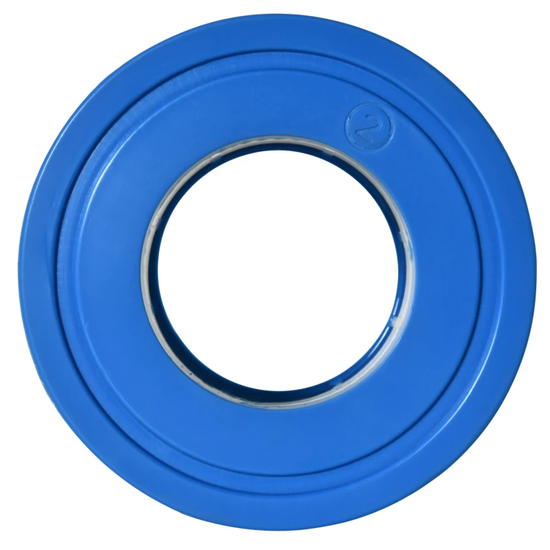 Outsunny Set 6 Filtri per Piscine e Spa Gonfiabili in Tessuto non Tessuto, Ø10.5x8cm, Blu e Bianco