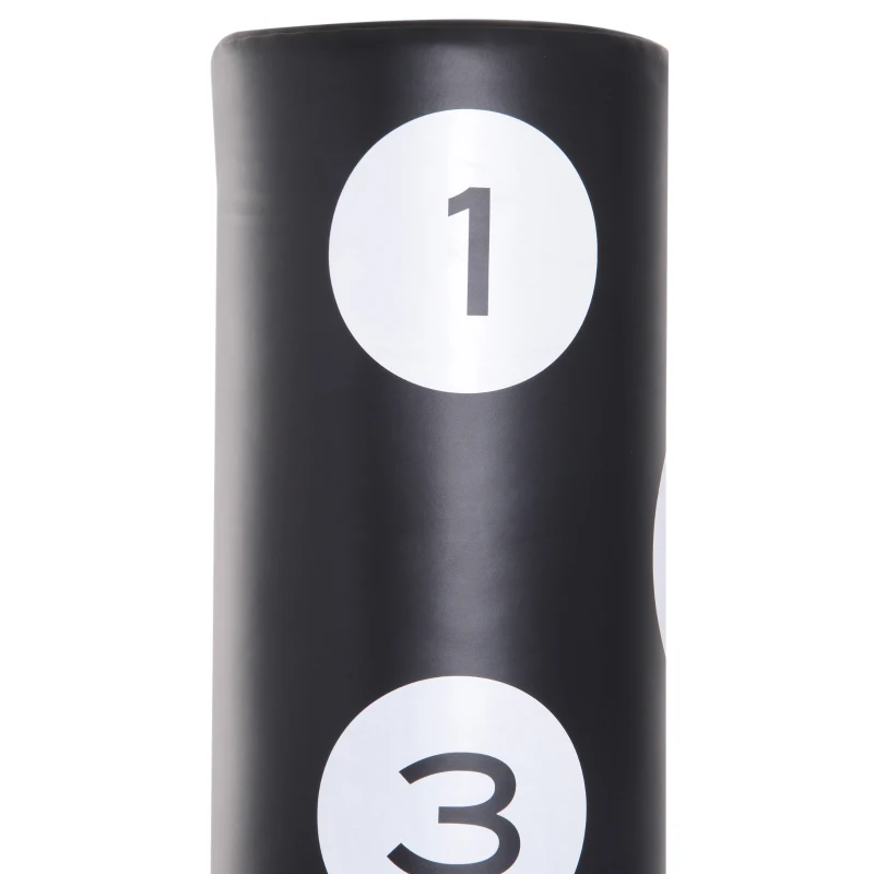 HOMCOM Punching Bag Stand, 5.8 FT-Black