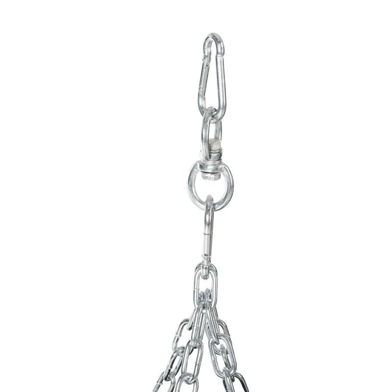 HOMCOM Boxing Punch Bag MMA Training Kickboxing with Hanging Chain Black