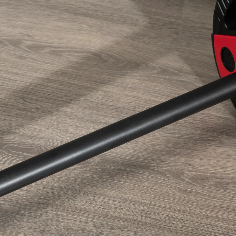 SPORTNOW Set de bare si placi de greutati de 20 kg cu maner antiderapant din PU, Ø17x140 cm, negru si rosu