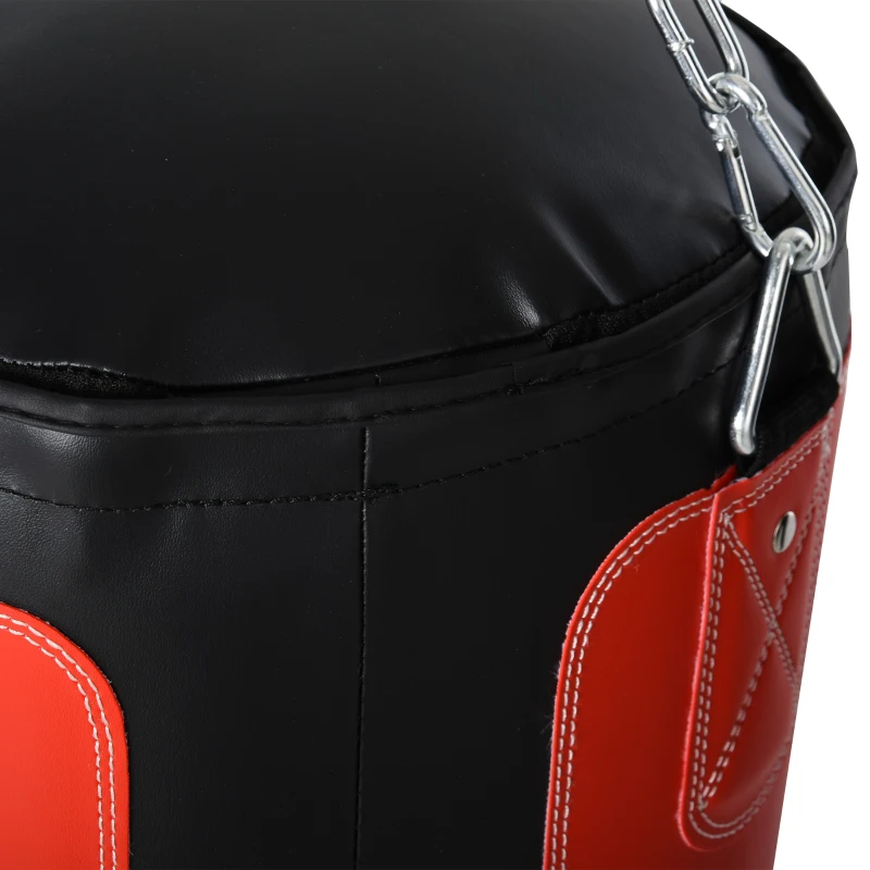 HOMCOM Boxing Punch Bag MMA Training Kickboxing with Hanging Chain Black