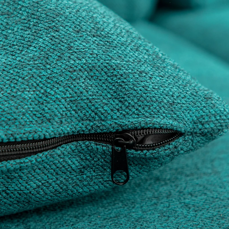 HOMCOM Canaoea cu 2 Locuri Moderna cu invelis din tesatura si captuseala deasa, 160x87x87cm, Verde