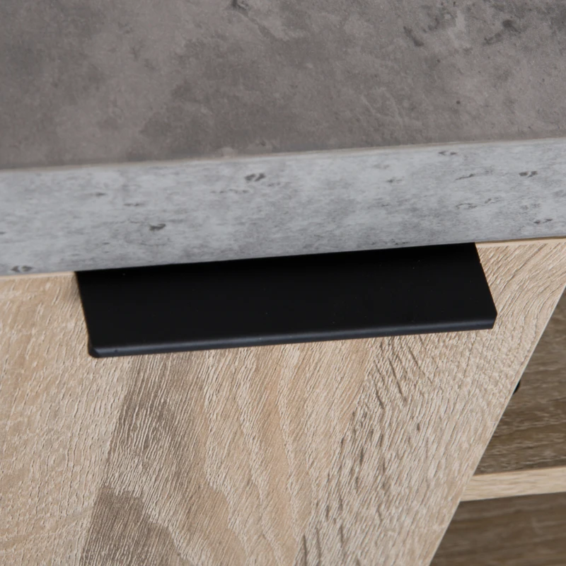 HOMCOM TV Stand, 120Lx40Wx44cm-Grey