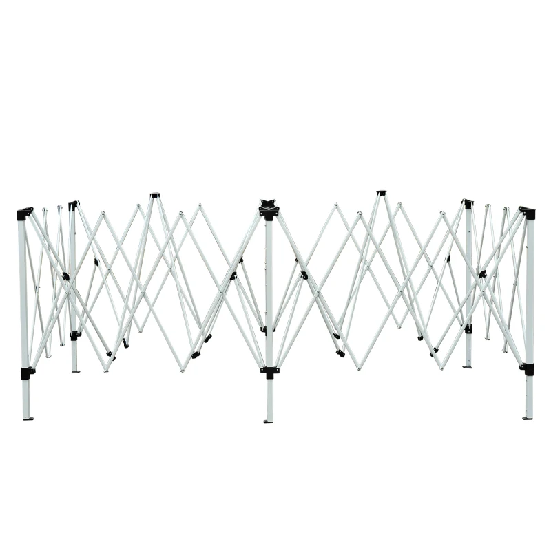 Outsunny 3 x 6m Garden Heavy Duty Pop Up Gazebo Marquee Party Tent Wedding Water Resistant Awning Canopy-Black