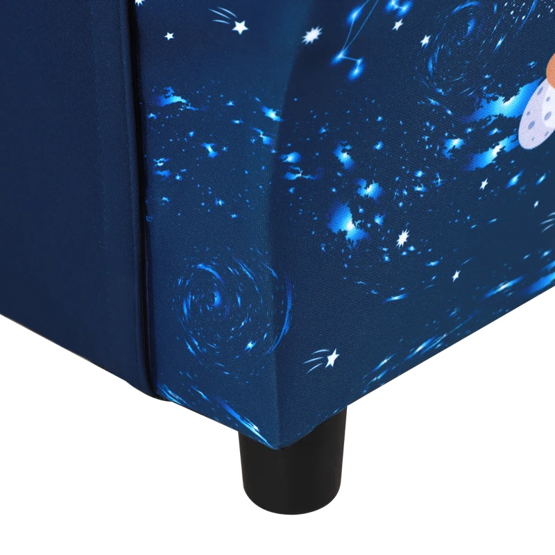 HOMCOM Kids Armchairs Children Sofa Outer-Space Armchair Kids Mini Sofa Children Armchair Sofa For Toddlers Polyester Upholstered