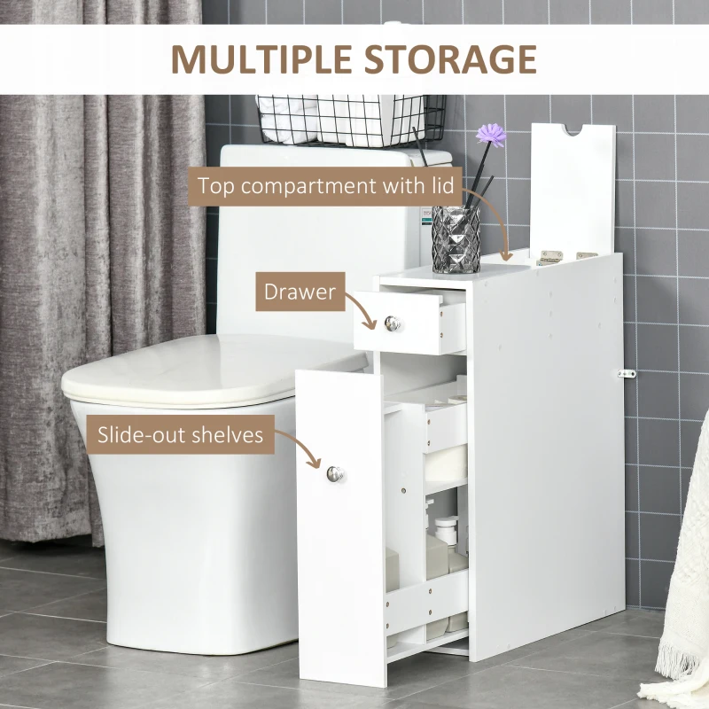 Homcom Mobila Coloana pentru Baie 17x48x58cm