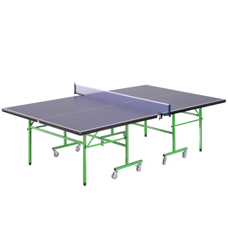 Homcom Masă Ping Pong profesională cu roți, 152.5x274x76cm