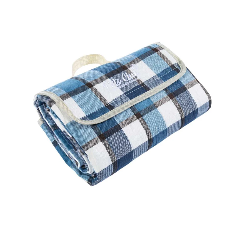 PawHut Tierdecke für Unterwegs Blau 70 x 120 x 0,5 cm