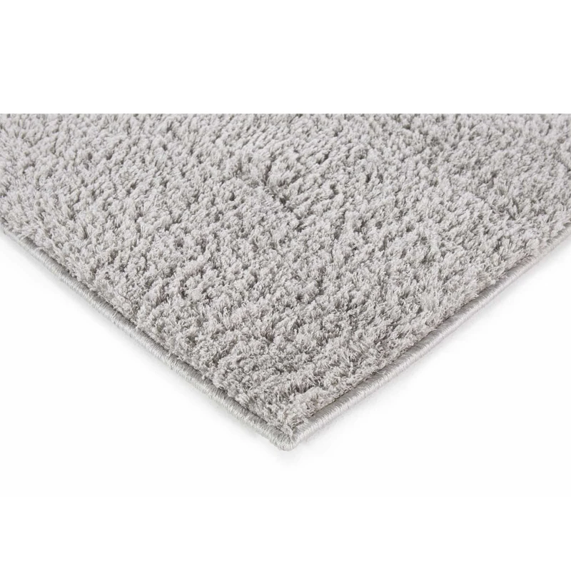 HOMCOM Hochflorteppich Silber 160 x 230 x 2,6 cm