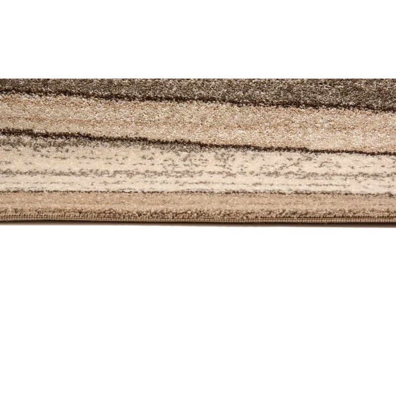 HOMCOM Teppich Kurzflor Creme 230 x 160 x 0,6 cm