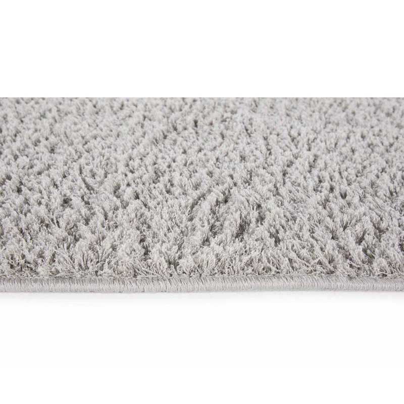 HOMCOM Hochflorteppich Silber 160 x 230 x 2,6 cm