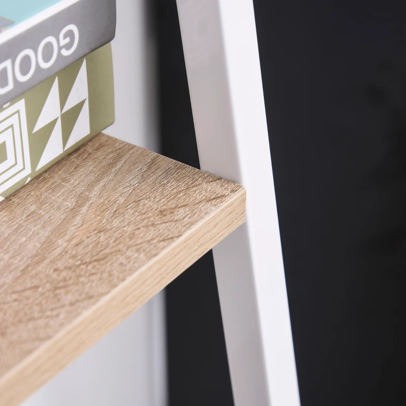 HOMCOM Modern Foldable Office Desk with Storage Shelf Freestanding Multi-function Computer Workstation Dining Table for Home Office