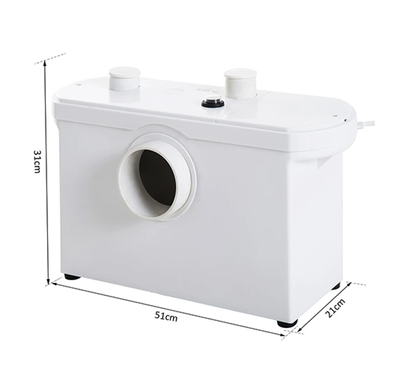 HOMCOM® Hebeanlage Abwasserpumpe für WC Dusche 600W