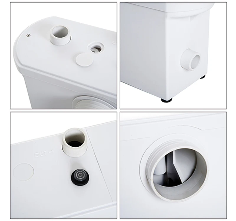 HOMCOM® Hebeanlage Abwasserpumpe für WC Dusche 600W