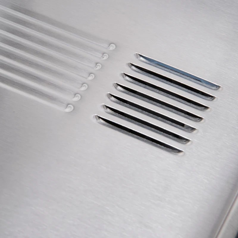 HOMCOM 2100W Health Grill & Panini Press, Electric Non-stick Grill with 8 Automatic Settings, 180° Flat Open, Drip Tray, Removable Plate, Floating Hinges