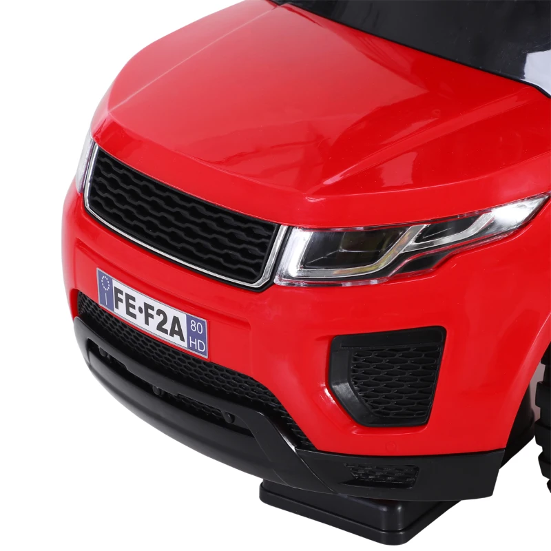 HOMCOM Masina prevazuta cu loc Jucarie pentru Copii 12-36 Luni Rosie(m-8)