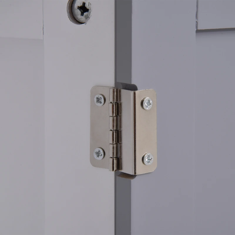 kleankin Dulap sub Chiuveta de Baie 2 Usi si Etajera Reglabila din MDF 60x30x60cm(m-9)