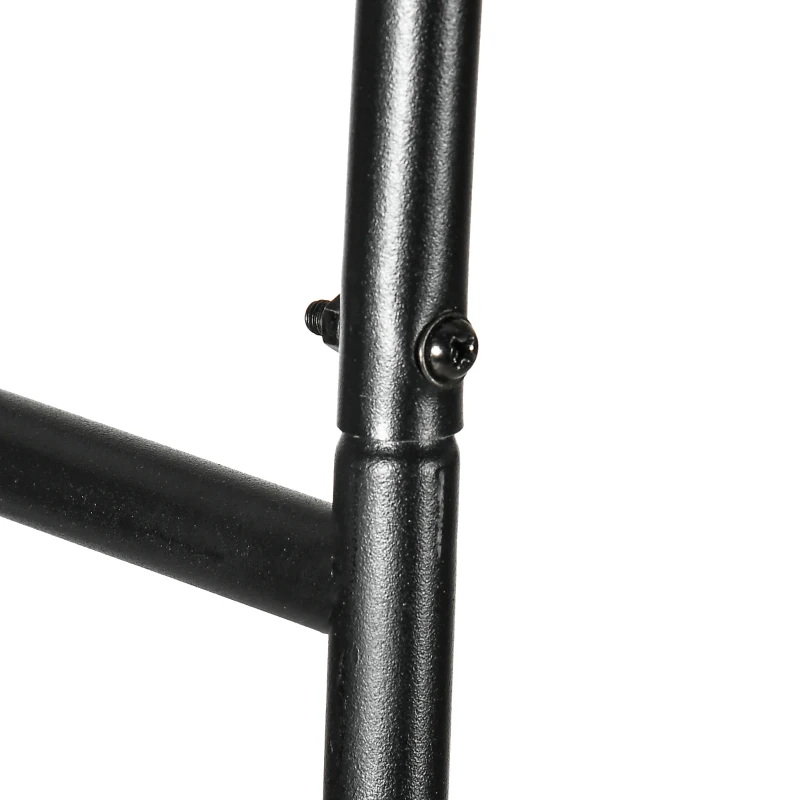 Outsunny Arco de Jardín de Metal Enrejado para Plantas Trepaderas Enredaderas Exterior Patio Terraza 140x60x265 cm Negro