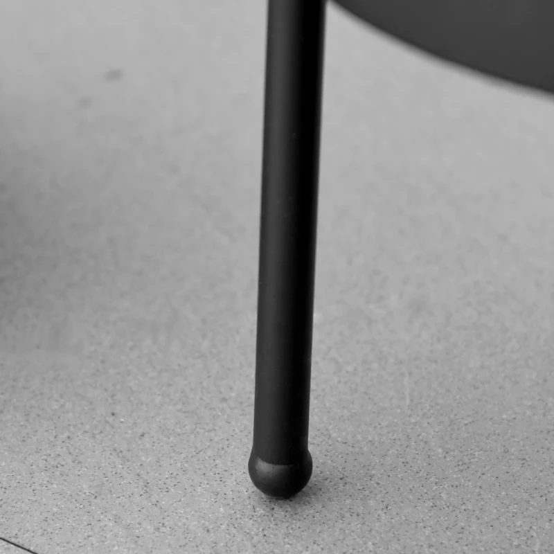 Outsunny Lareira de Jardim com Atiçador e Chaminé para Fumaça 30x30x105cm Preto