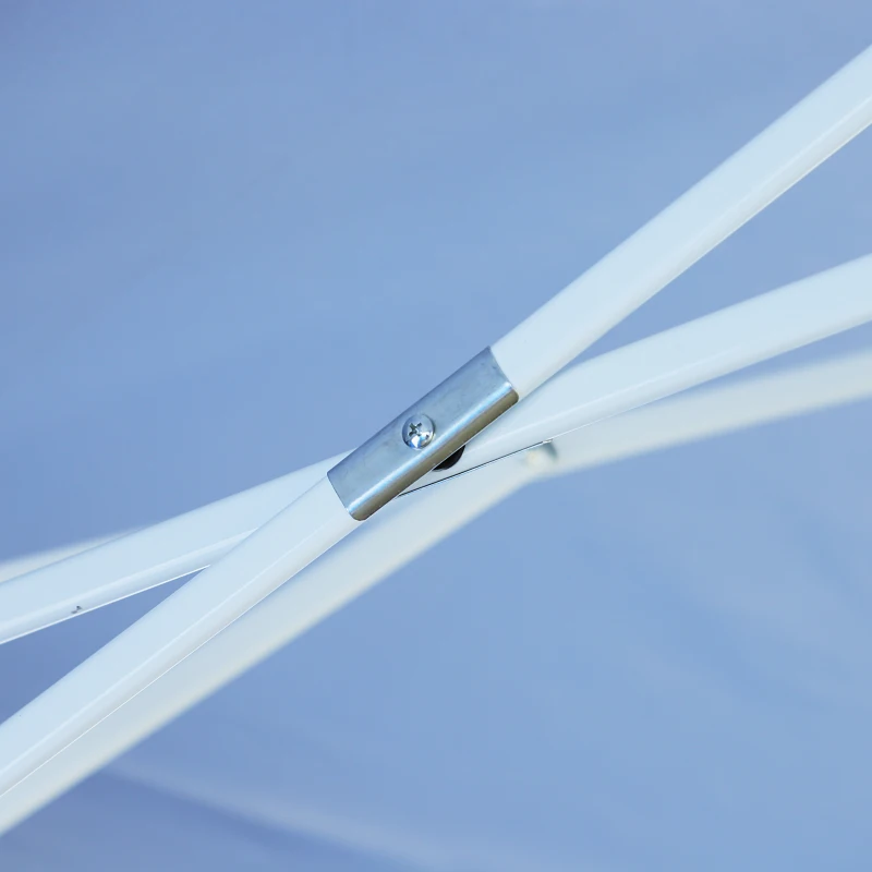 Outsunny 3x6m Pavillon Faltpavillon Faltzelt Partyzelt Gartenzelt inkl.4 Seitenteile Blau