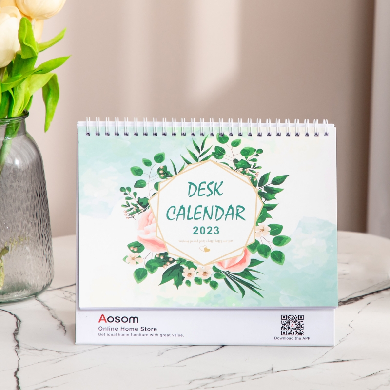 Aosom Customized 2023 Desk Calendar Aosom UK