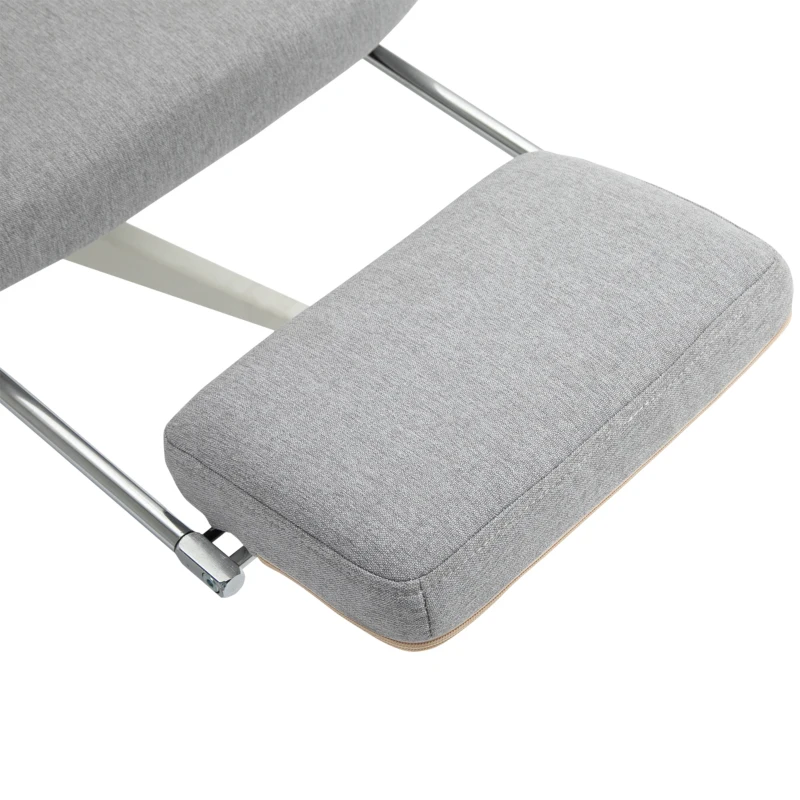 Vinsetto High Back Office Chair Reclining w/ Footrest Grey