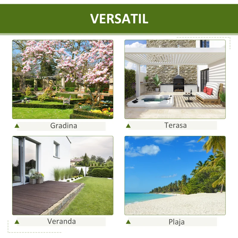 Outsunny Banca de Gradina cu 2 locuri din lemn de molid, Maro 105x50x53cm