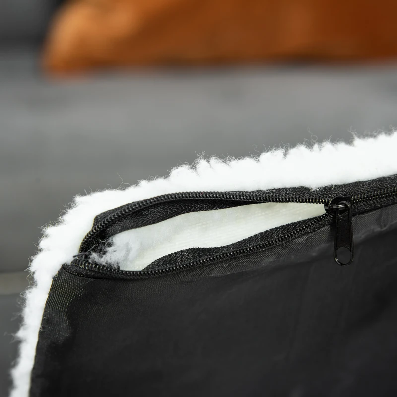 PawHut 81cm Foldable Pet Carrier for Medium Small Dogs, Portable Cat Carrier, Soft Travel Bag, Grey