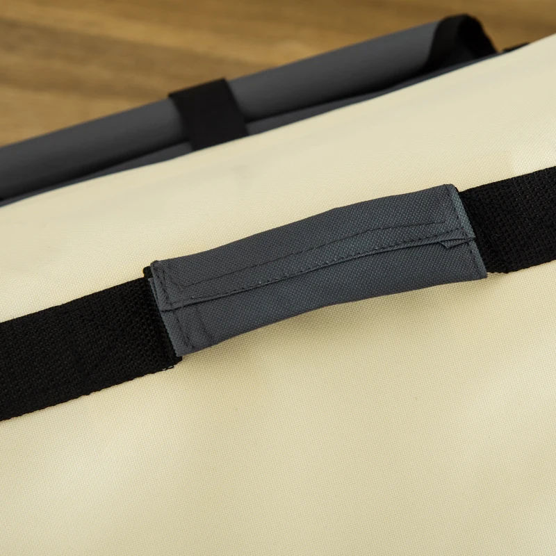 PawHut 46cm Foldable Pet Carrier for Miniature Dogs, Portable Cat Carrier, Soft Travel Bag, Grey