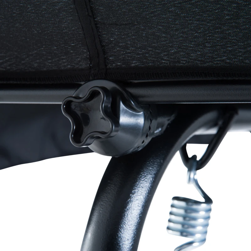 Outsunny, leagan de gradina 3 locuri, 172×110×152 cm, negru