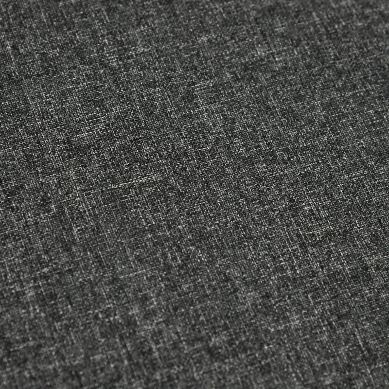 Outsunny Conjunto Móveis de Jardim Vime de 4 Peças com Sofá de 2 Lugares Poltrona Individual e Mesa de Centro Preto