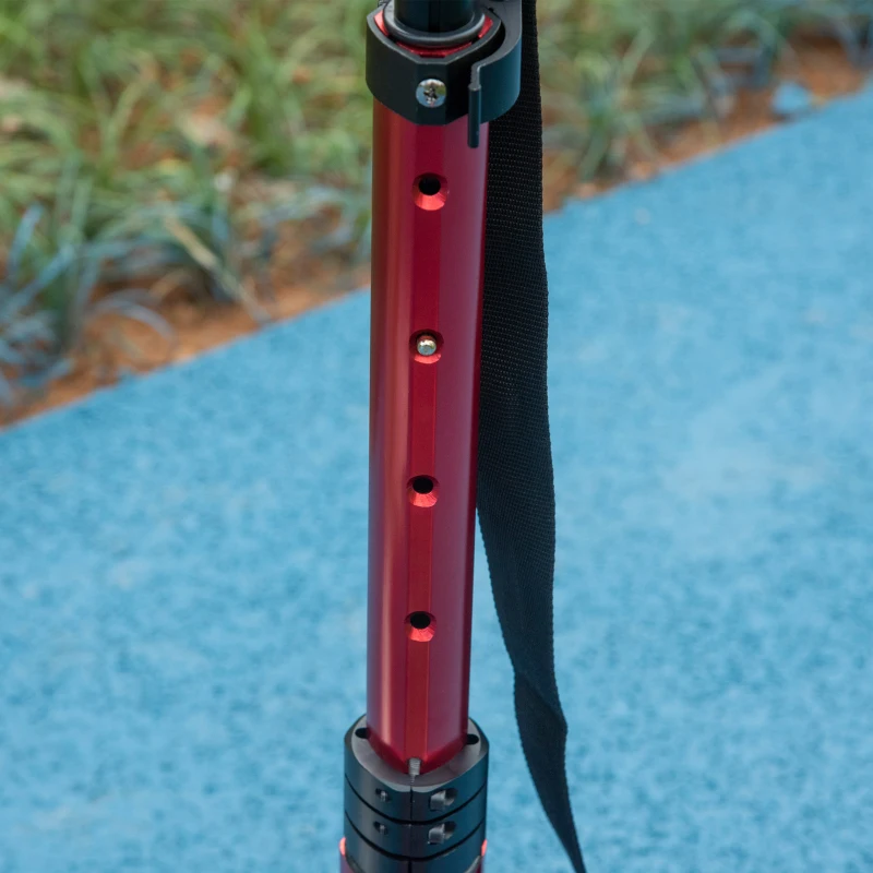 HOMCOM Foldable Adjustable Kick Scooter, with Dual Shock Absorber and ABEC-9 Bearing - Red