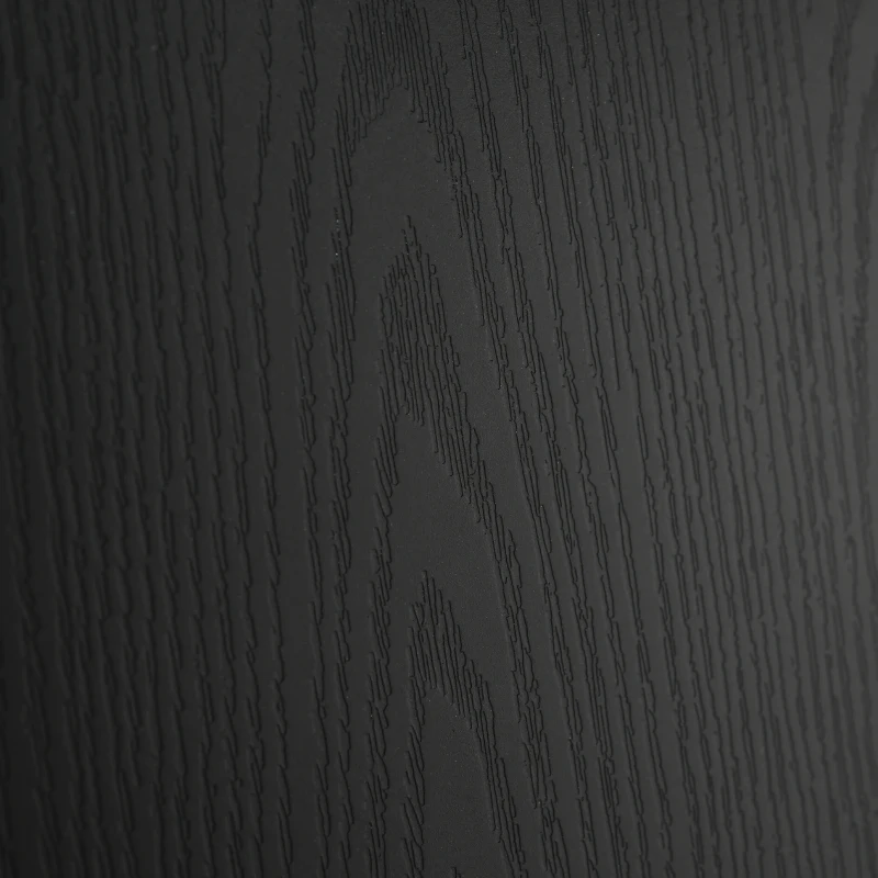 Outsunny Conjunto Móveis de Jardim Vime de 4 Peças com Sofá de 2 Lugares Poltrona Individual e Mesa de Centro Preto