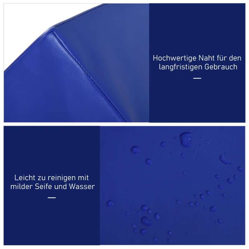 HOMCOM Bausteinset Schaumstoff Bausteine Bauklötze Bauspielzeug für Jungen und Mädchen Schaumstoffblöcke für 1–3 Jahre alt Kinder 11er-Set PU EPE