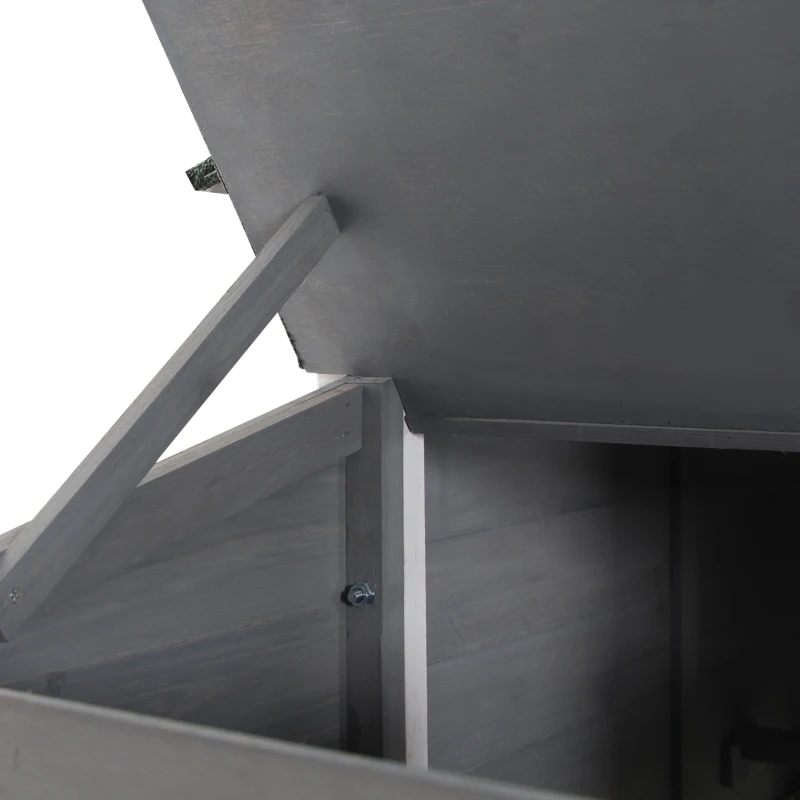 PawHut 160cm Wooden Chicken Coop Hen Hutch Poultry House Nesting Cage Planting Box