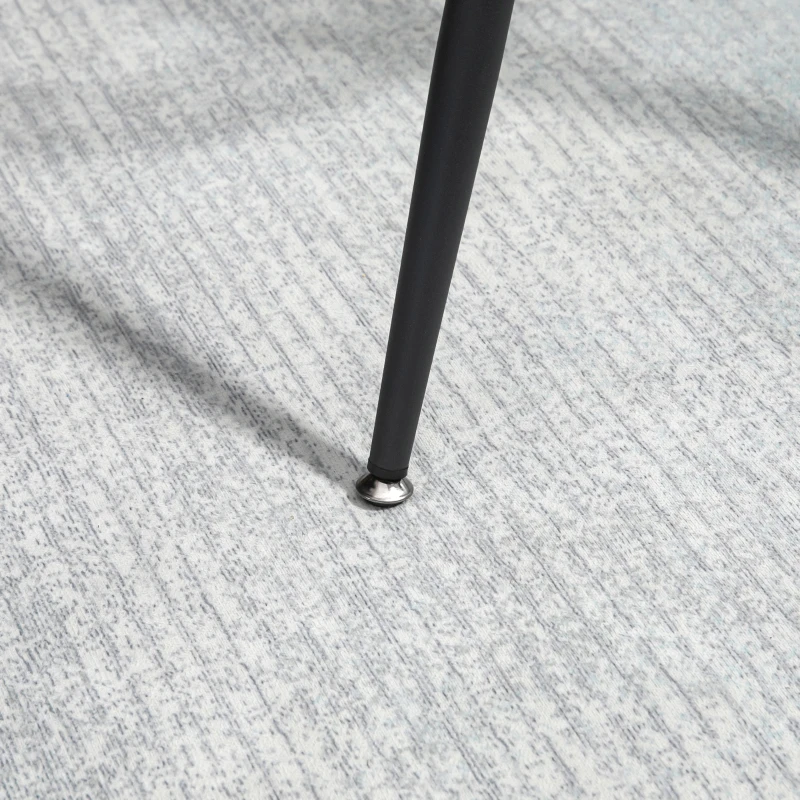 HOMCOM Set de Masa si Scaune de Bar din 3 Piese cu Cadru Metalic Robust, Blat Inalt Biostro Dinette, 2 Scaune Captusite pentru Bucatarie, Spatiu Mic, Asamblare Usoara, Maro