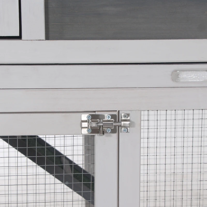 PawHut 160cm Wooden Chicken Coop Hen Hutch Poultry House Nesting Cage Planting Box