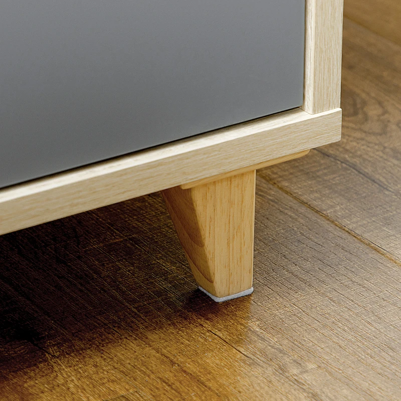 HOMCOM Dulap cu 2 usi din PAL si MDF cu sina pentru agatat, 3 rafturi si 2 sertare pentru sufragerie si dormitor, 88,9x50,1x184,5 cm(m-9)