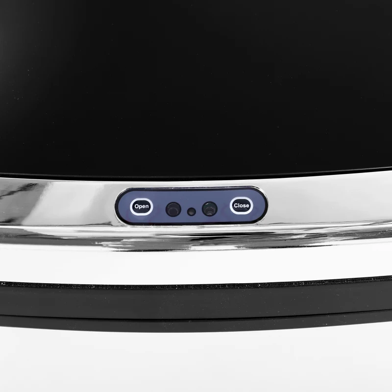 HOMCOM Edelstahl Automatik Sensor Mülleimer Abfalleimer IR Sensor mit/ohne Inneneimer rund viereckig (50L/viereckig)