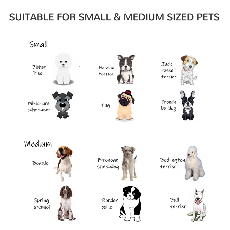 PawHut tarc Modular 8 Panouri – 79×79 cm, Metal Negru pentru Animale