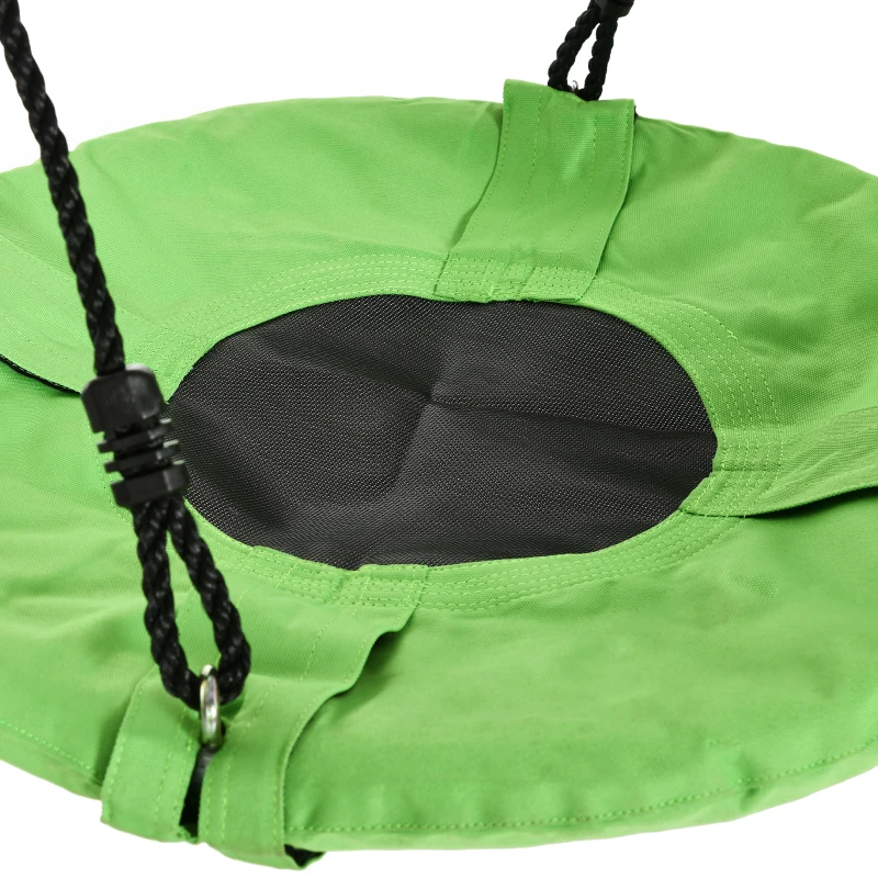 Outsunny Balançoire enfant extérieur portique 5 agrès + panier de basket dim. 4,35L x 1,35l x 1,77H m PE oxford acier époxy