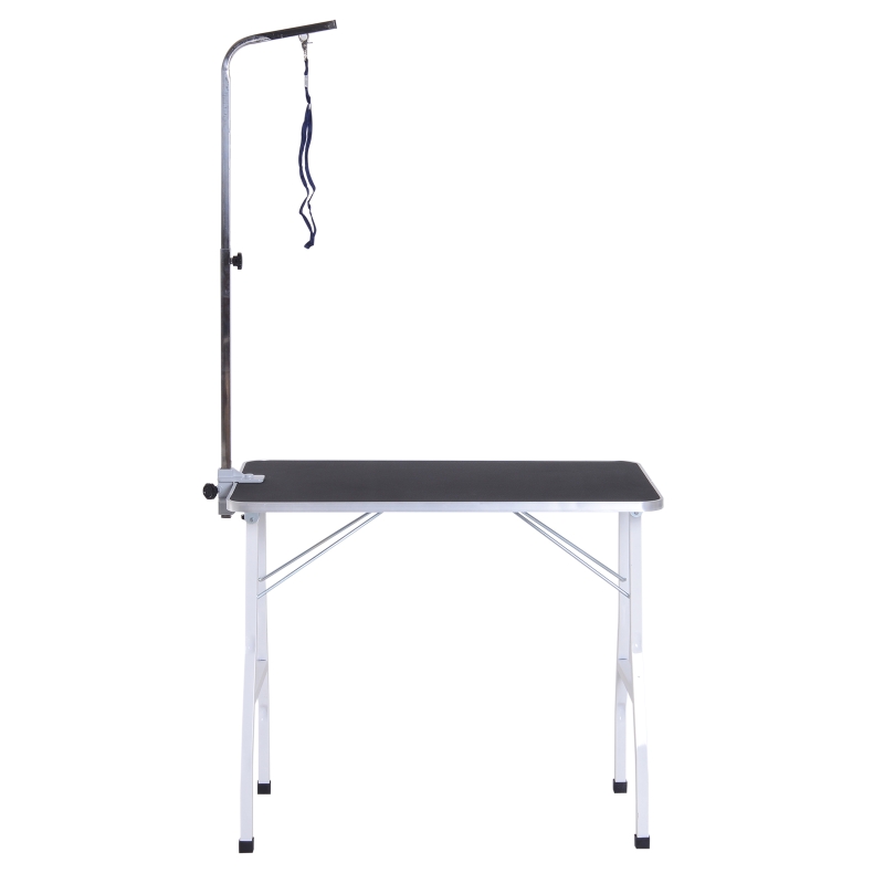 PawHut Mesa plegable aseo de perros mascotas peluqueria canina cepillado exhibicion pro